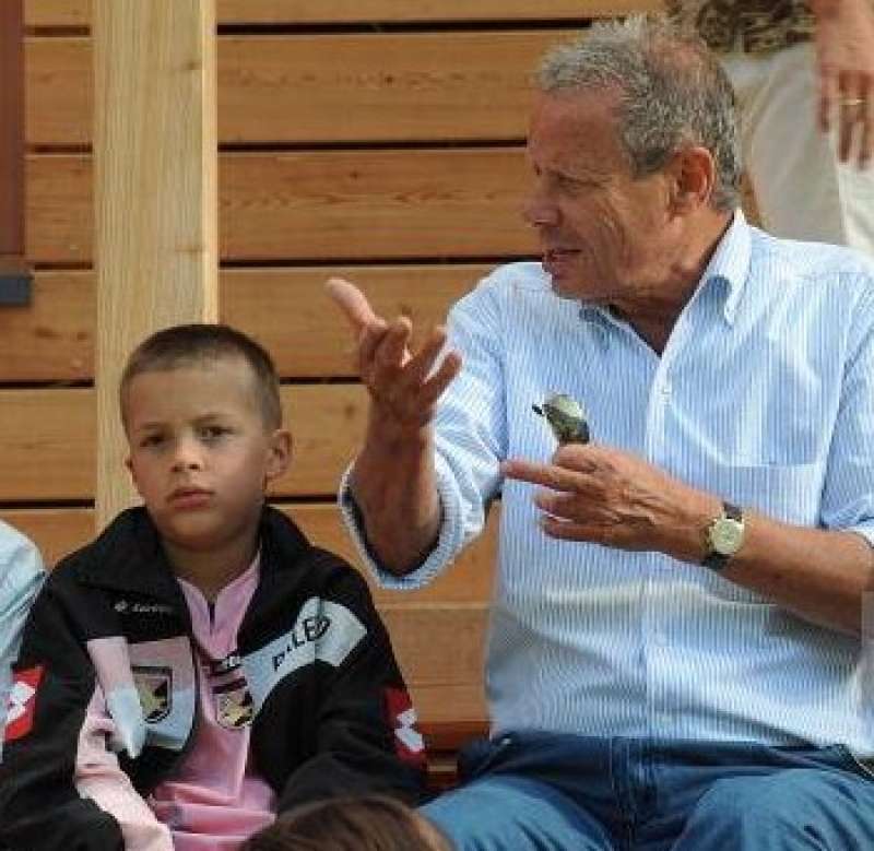 MAURIZIO ZAMPARINI COL FIGLIO ARMANDO AI TEMPI DEL PALERMO