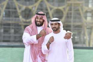 mohammend bin salman con rashid al maktoum