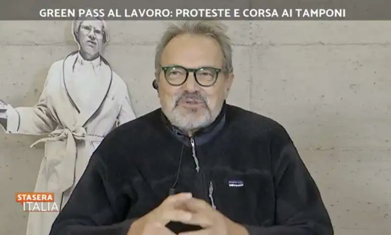 OLIVIERO TOSCANI A STASERA ITALIA