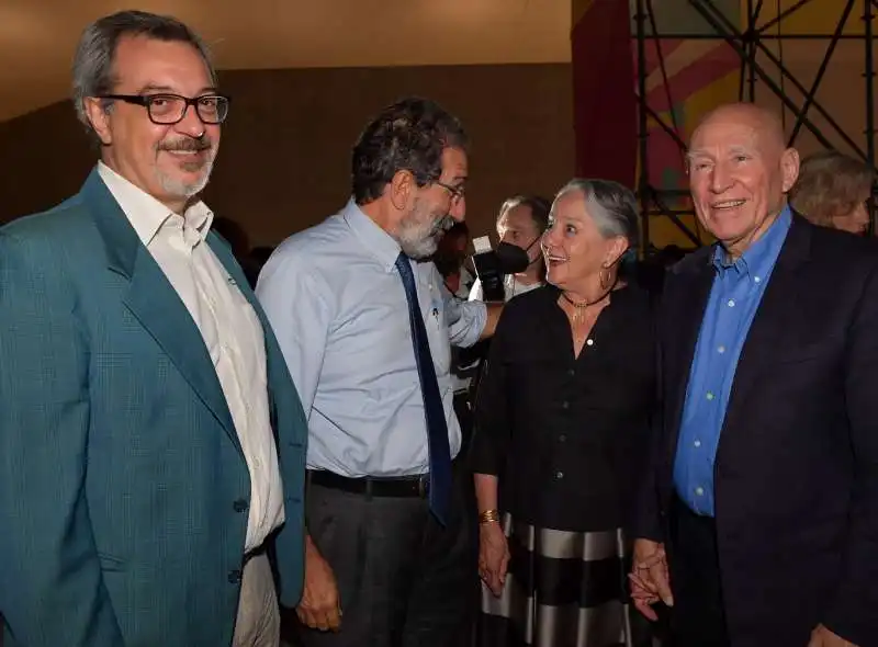 paola scinto antonio rosati  leila wanick salgado e sebastiao salgado  foto di bacco