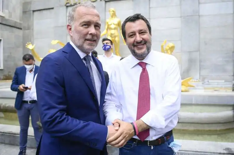 PAOLO DAMILANO CON MATTEO SALVINI