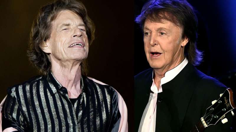 PAUL MCCARTNEY MICK JAGGER