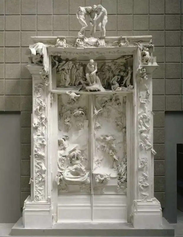 porte de l'enfer di rodin 