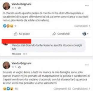 post facebook di vanda grignani