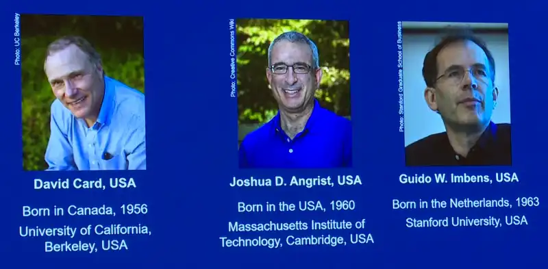 premio nobel per l'economia 2021 a david card, joshua d. angrist, guido w. imbens 3