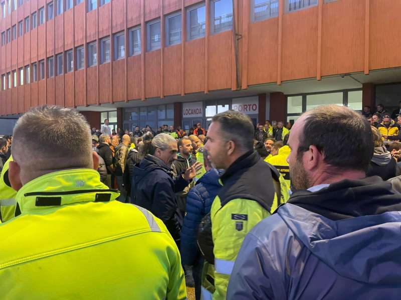 protesta dei portuali a trieste