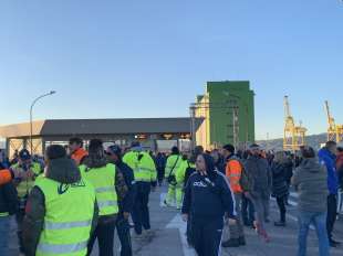 PROTESTE PORTUALI DI TRIESTE