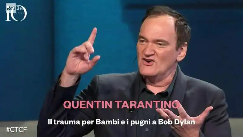 quentin tarantino che tempo che fa 