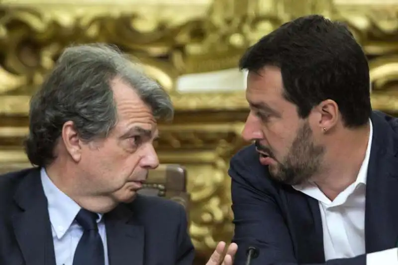 renato brunetta e matteo salvini 1