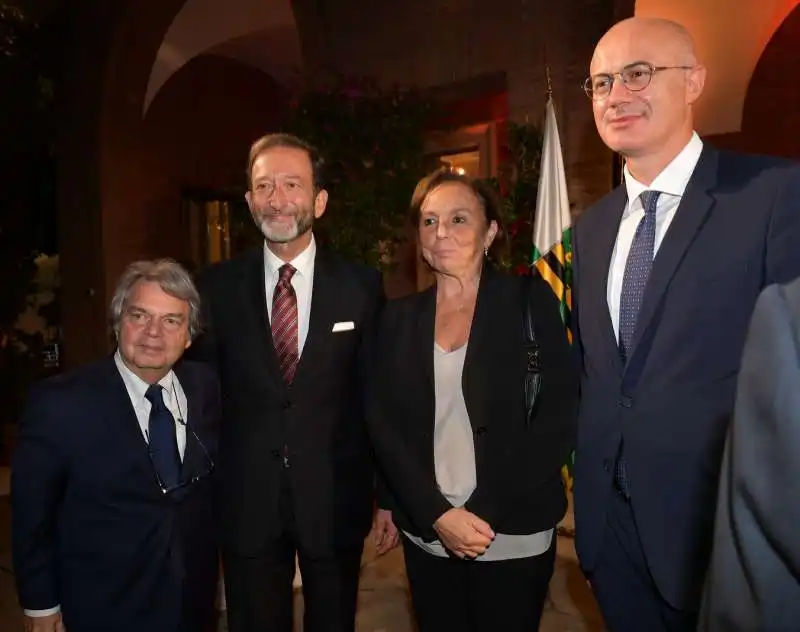 renato brunetta  viktor elbling luciana lamorgese  federico d inca  foto di bacco