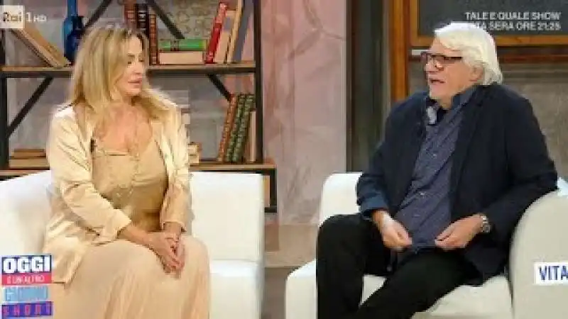 ricky tognazzi e simona izzo a oggi e' un altro giorno 3