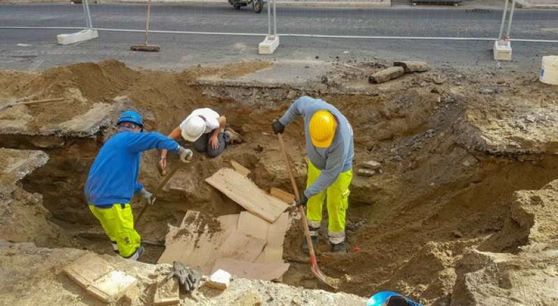 ritrovamento scheletro cavallo a ostia 3