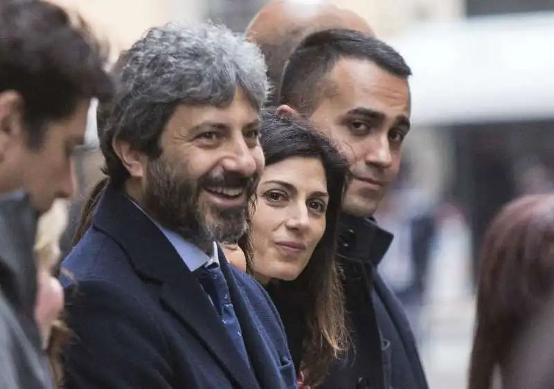 roberto fico virginia raggi luigi di maio 