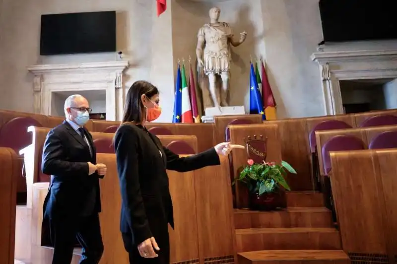  roberto gualtieri  virginia raggi 