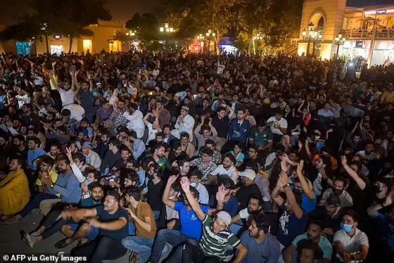 Tifosi alla partita India Pakistan 2