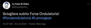 tweet e meme sulla forza ondulatoria di lamorgese 1