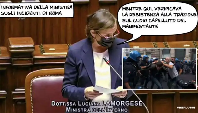 tweet e meme sulla forza ondulatoria di lamorgese   16