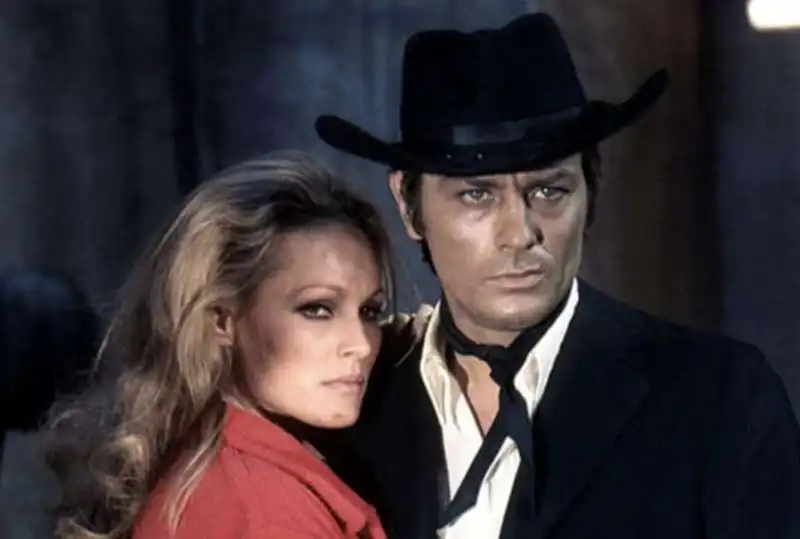 ursula andress alain delon   sole rosso  