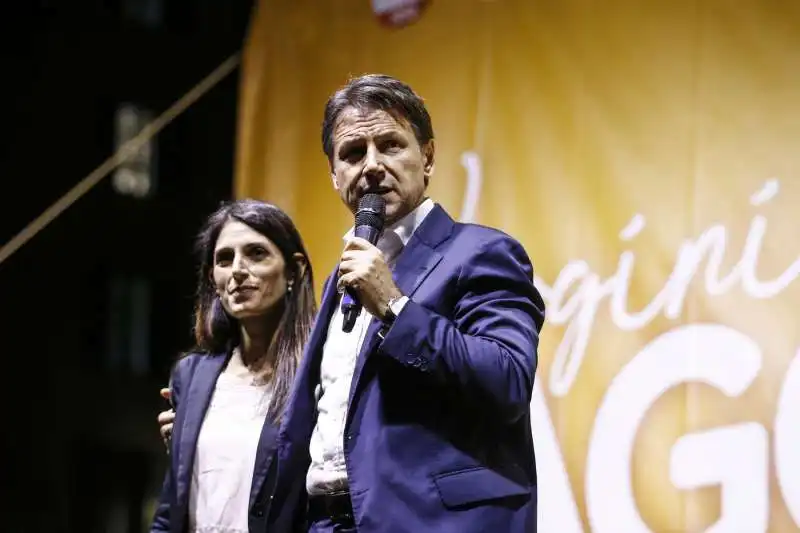 virginia raggi giuseppe conte  1