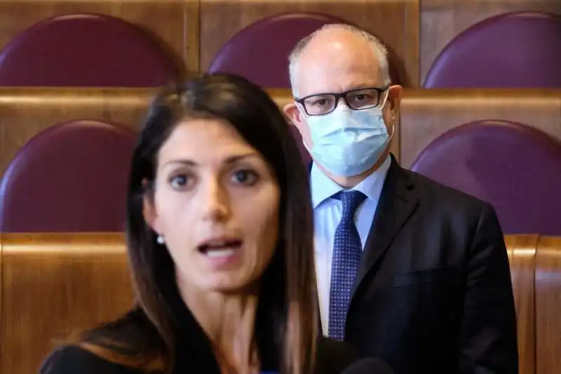 virginia raggi roberto gualtieri 1