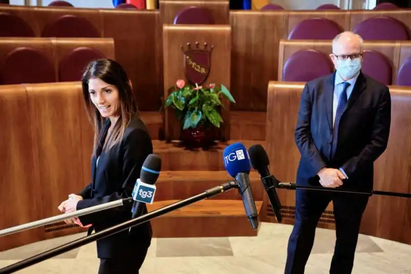 virginia raggi roberto gualtieri 2