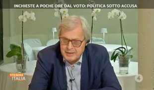 VITTORIO SGARBI A STASERA ITALIA