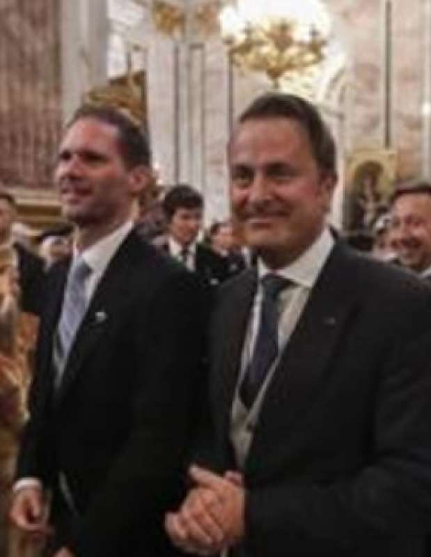 xavier bettel con il marito