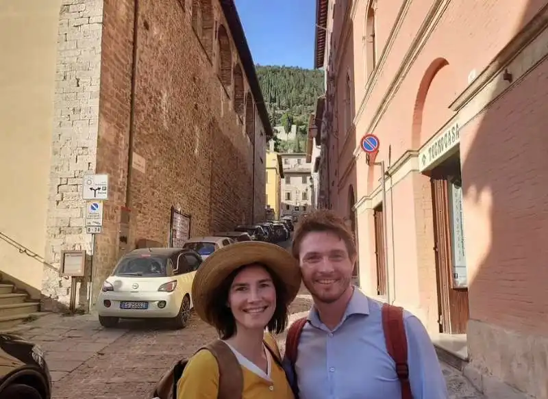 amanda knox e raffaele sollecito a gubbio   30 ottobre 2022