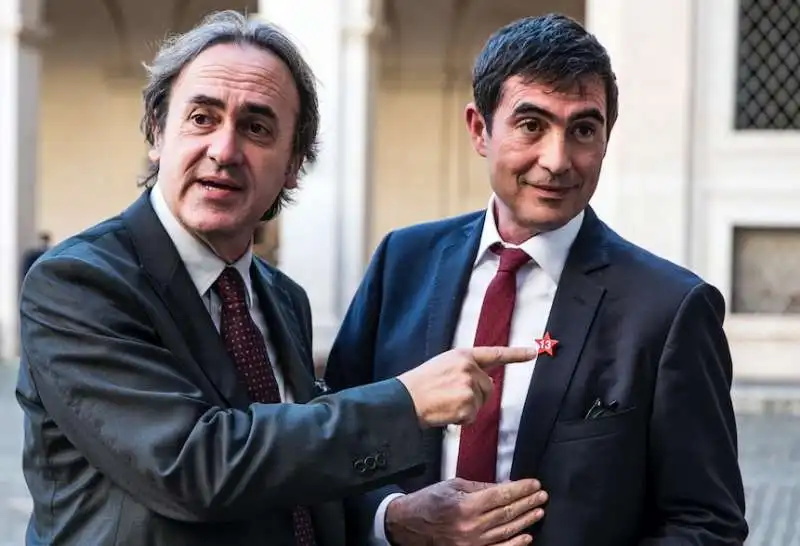 ANGELO BONELLI E NICOLA FRATOIANNI ALLE CONSULTAZIONI 