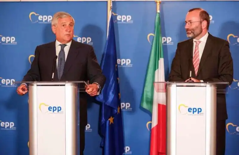 ANTONIO TAJANI MANFRED WEBER 