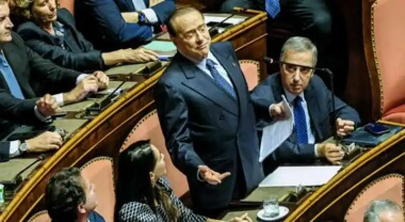 BERLUSCONI AL SENATO