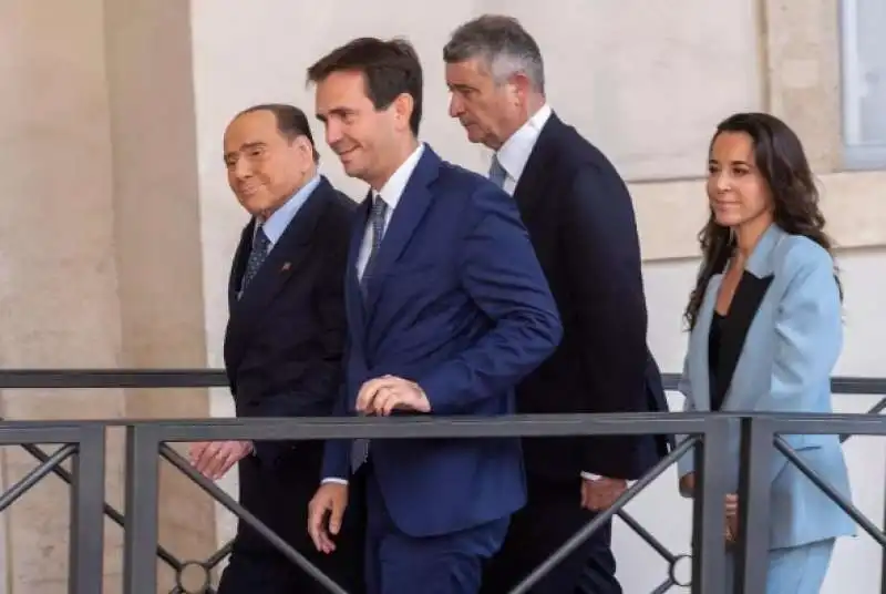 berlusconi cattaneo ronzulli al quirinale 