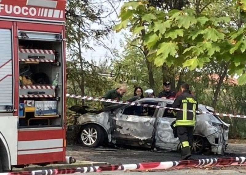 cadavere carbonizzato a San Maurizio Canavese