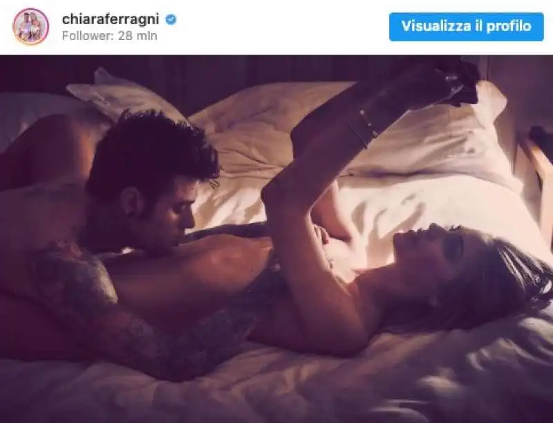 CHIARA FERRAGNI RIPUBBLICA LA VECCHIA FOTO DI LEI E FEDEZ NUDI 