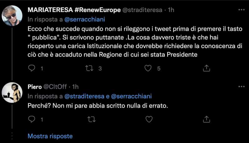 commenti al tweet di debora serracchiani sul vajont 2