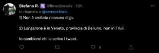 commenti al tweet di debora serracchiani sul vajont 3