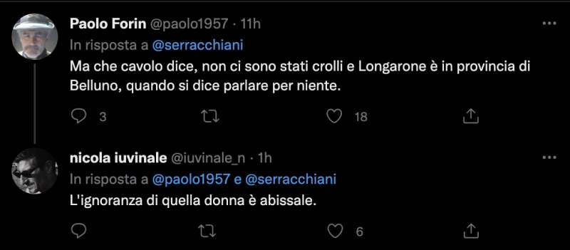 commenti al tweet di debora serracchiani sul vajont 4