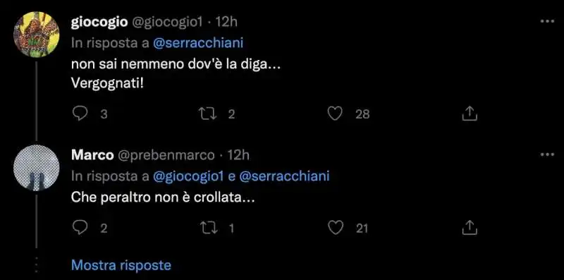 commenti al tweet di debora serracchiani sul vajont    7