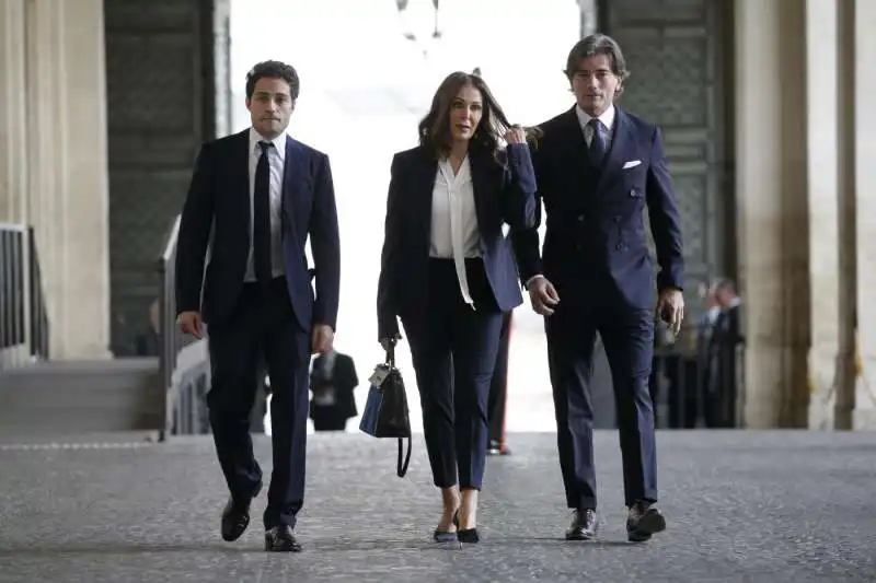 daniela santanche arriva al quirinale 