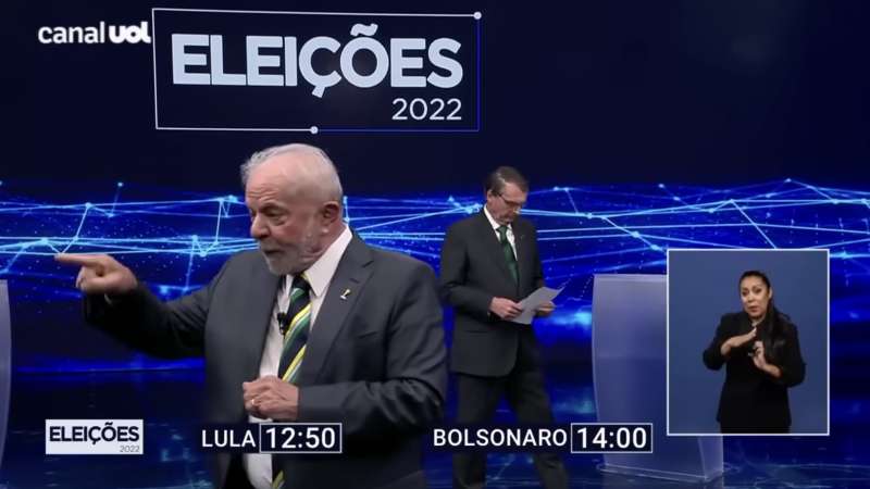 dibattito lula bolsonaro ballottaggio brasile 2022 11