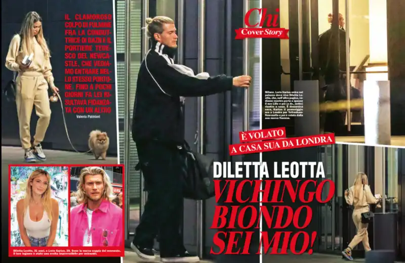 DILETTA LEOTTA INCONTRO CON LORIS KARIUS CHI