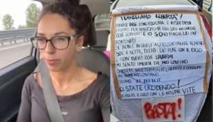 PAMELA I. PROTESTA IN AUTOSTRADA