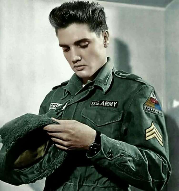 elvis presley esercito 1