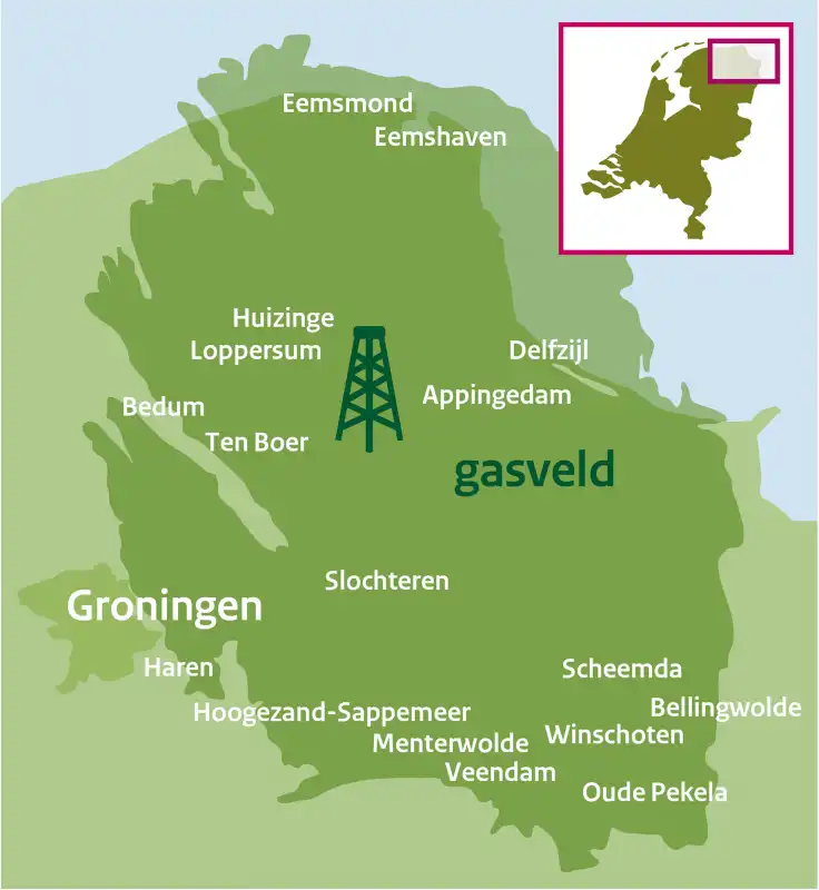 giacimento di gas a groningen 