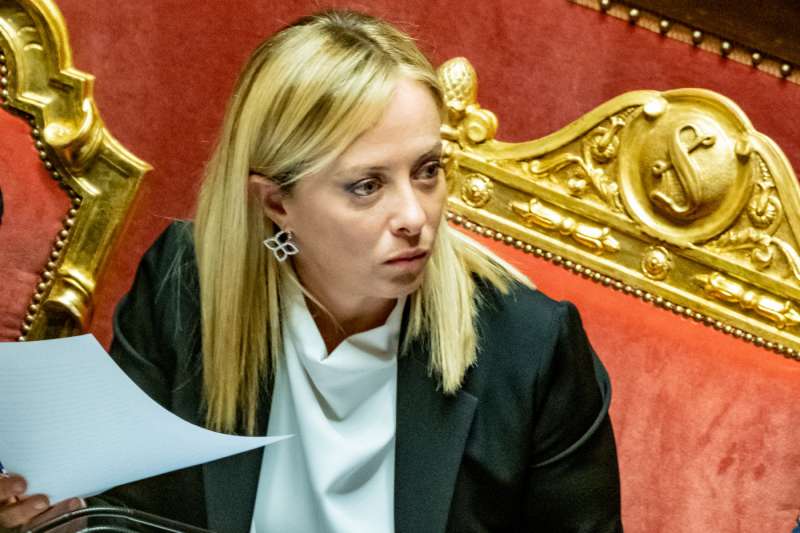 giorgia meloni al senato