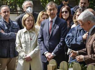 giorgia meloni e beppe sala alla cerimonia di commemorazione per sergio ramelli 1