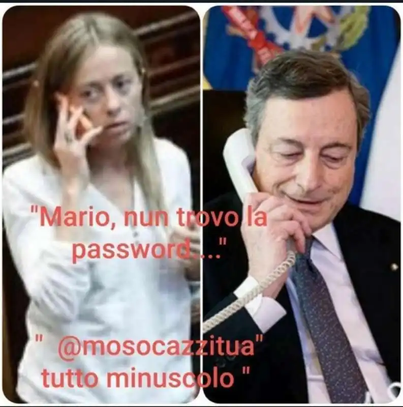 giorgia meloni mario draghi