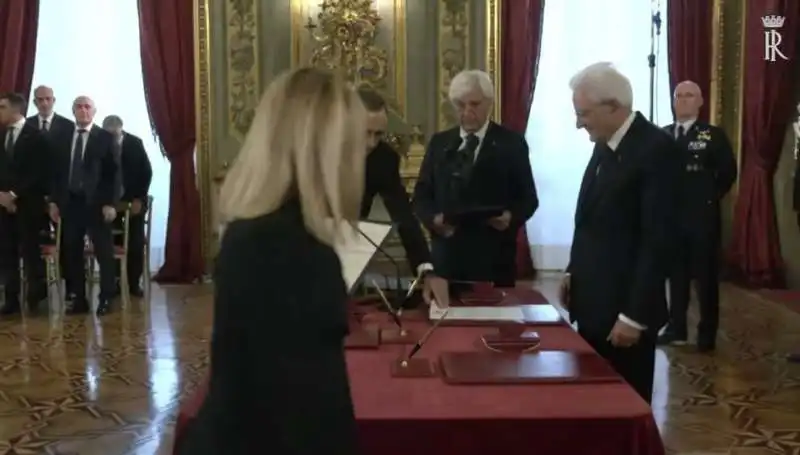 giorgia meloni sergio mattarella  