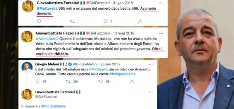 GIOVANBATTISTA FAZZOLARI TWEET