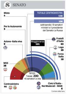 I VOTI DEL CENTRODESTRA AL SENATO